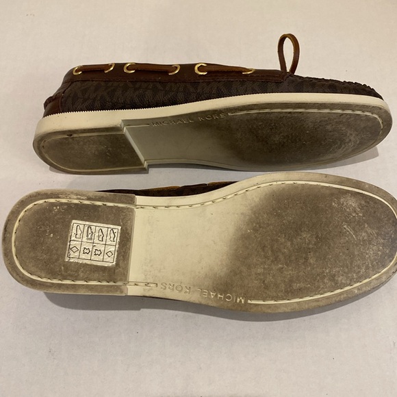 Michael Kors MK Blair slip on flat loafers Moccasins size 7 1/2 M. GUC - Picture 6 of 9